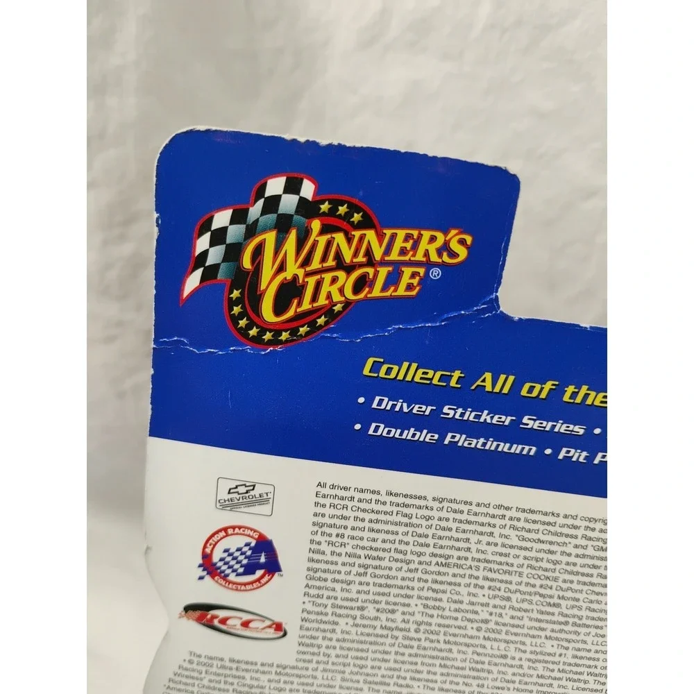 2002 NASCAR Winners Circle Jeff Green #30 Driver Sticker 1:64 Looney Tunes Daffy